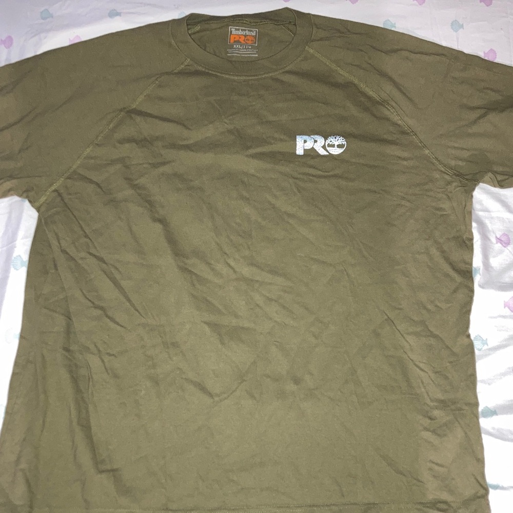 Timberland pro Men's Olive Green T-Shirt